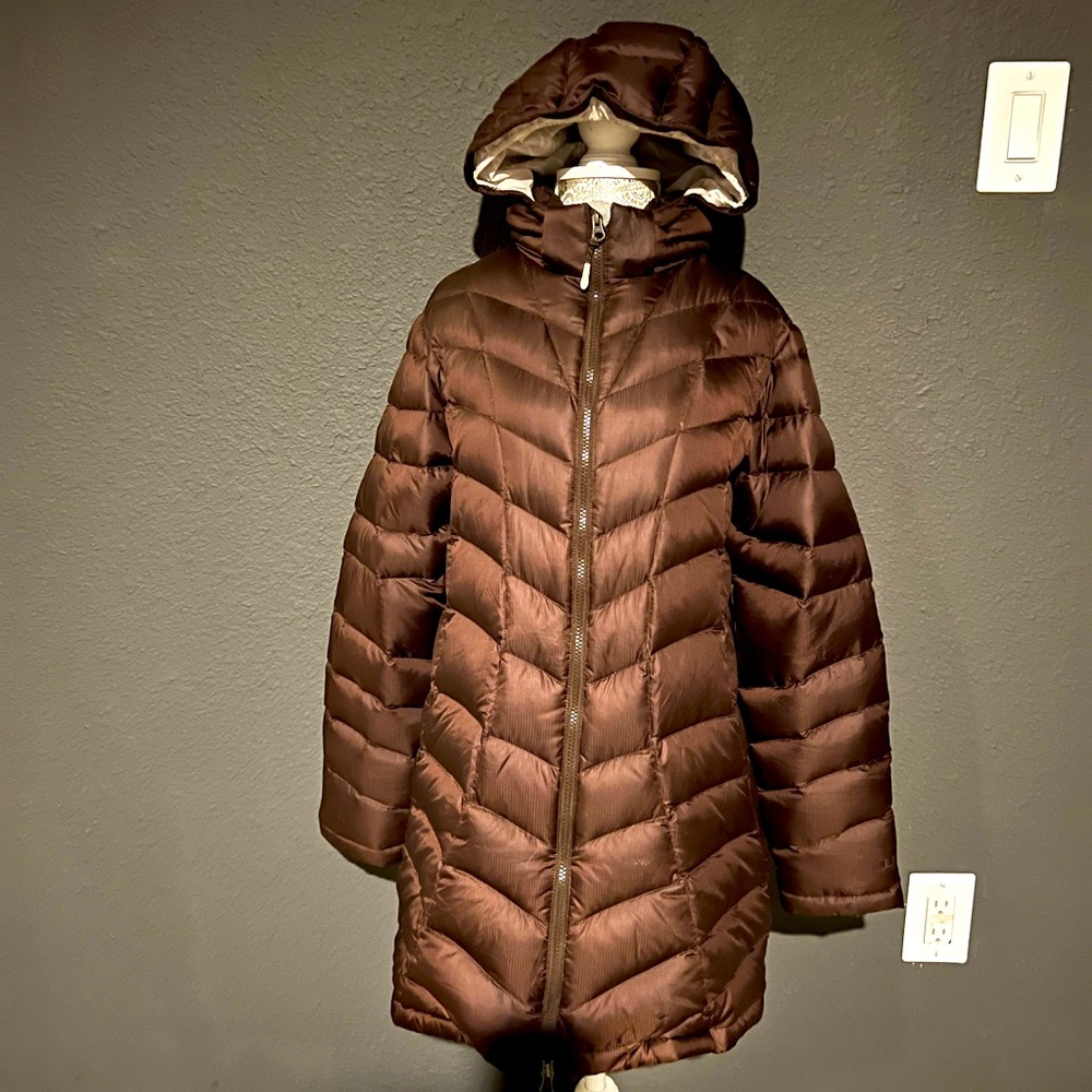LL Bean Girls down winter jacket. Size 18